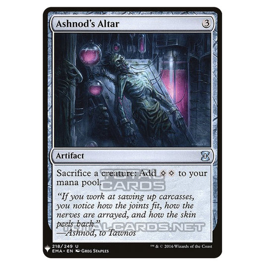 Magic The Gathering - Mystery - Ashnod's Altar - 1546/1694
