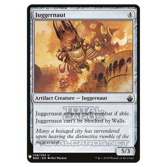 Magic The Gathering - Mystery - Juggernaut - 1599/1694