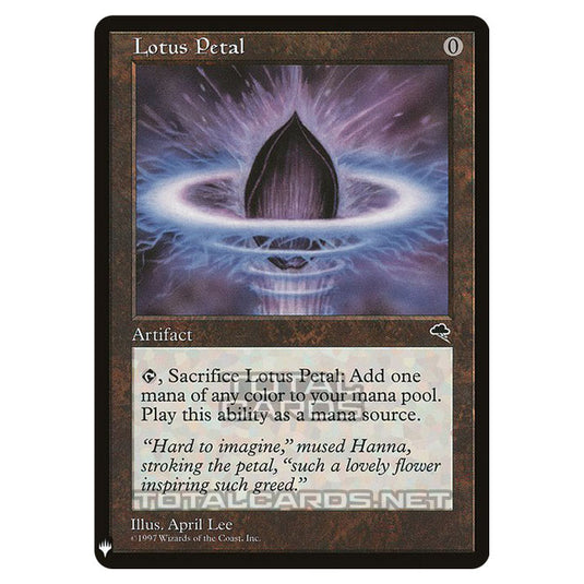 Magic The Gathering - Mystery - Lotus Petal - 1601/1694