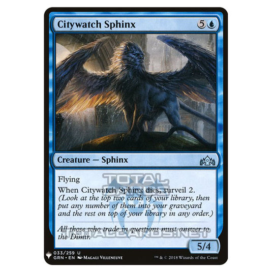 Magic The Gathering - Mystery - Citywatch Sphinx - 318/1694