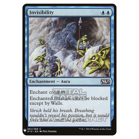 Magic The Gathering - Mystery - Invisibility - 406/1694