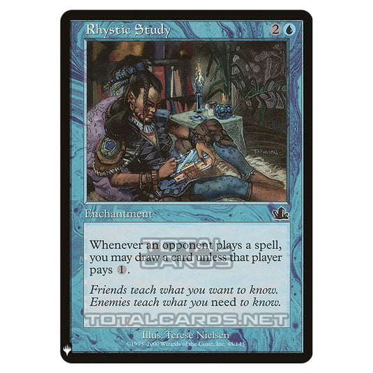 Magic The Gathering - Mystery - Rhystic Study - 468/1694