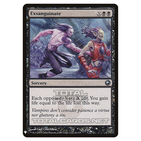 Magic The Gathering - Mystery - Exsanguinate - 651/1694