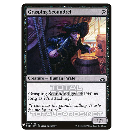 Magic The Gathering - Mystery - Grasping Scoundrel - 672/1694