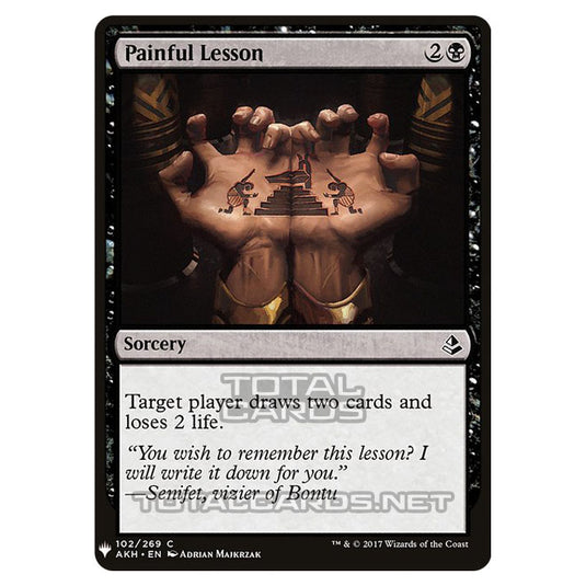 Magic The Gathering - Mystery - Painful Lesson - 727/1694