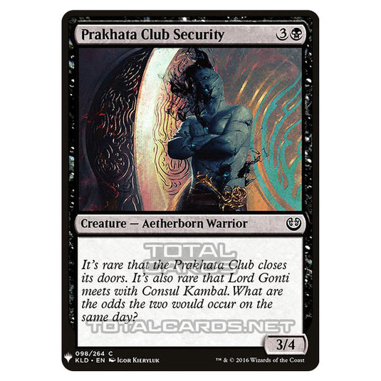 Magic The Gathering - Mystery - Prakhata Club Security - 738/1694