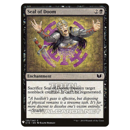 Magic The Gathering - Mystery - Seal of Doom - 765/1694