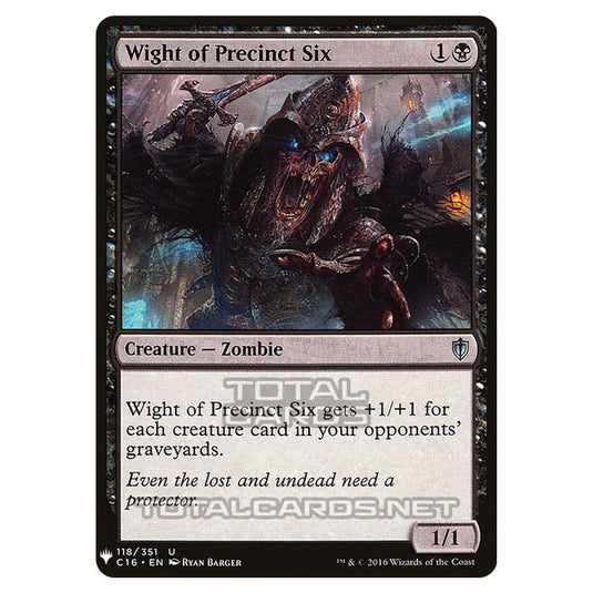 Magic The Gathering - Mystery - Wight of Precinct Six - 825/1694