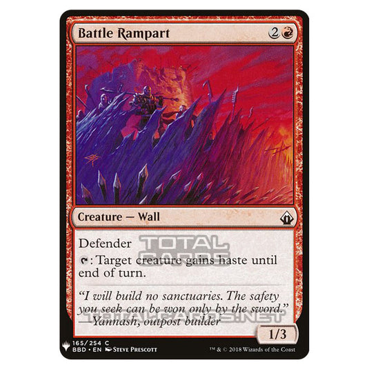 Magic The Gathering - Mystery - Battle Rampart - 850/1694