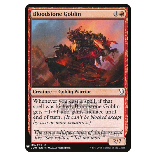 Magic The Gathering - Mystery - Bloodstone Goblin - 862/1694