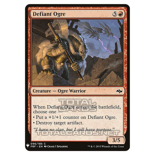 Magic The Gathering - Mystery - Defiant Ogre - 900/1694