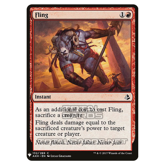 fling mtg card Seen Wizards make a few cards that have 'fling' type effects on permanents, so why not keyword it? : r/custommagic MTG Magic the Gathering Fling