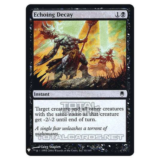 Magic The Gathering - Mystery - Echoing Decay - 36/121 (Foil)