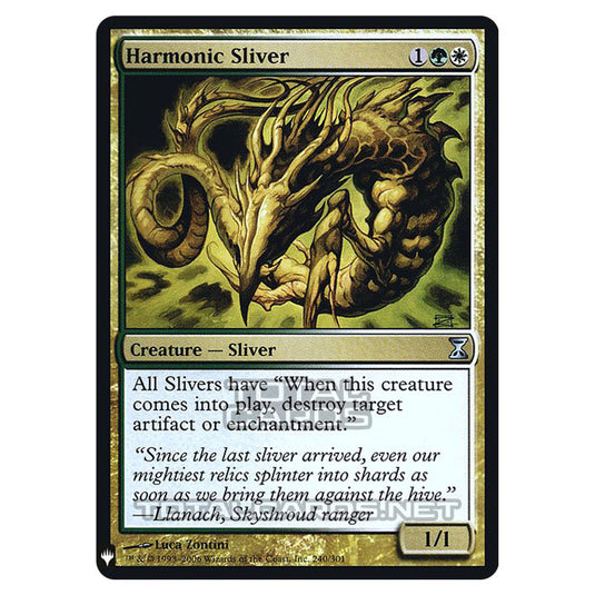Magic The Gathering - Mystery - Harmonic Sliver - 86/121 (Foil)