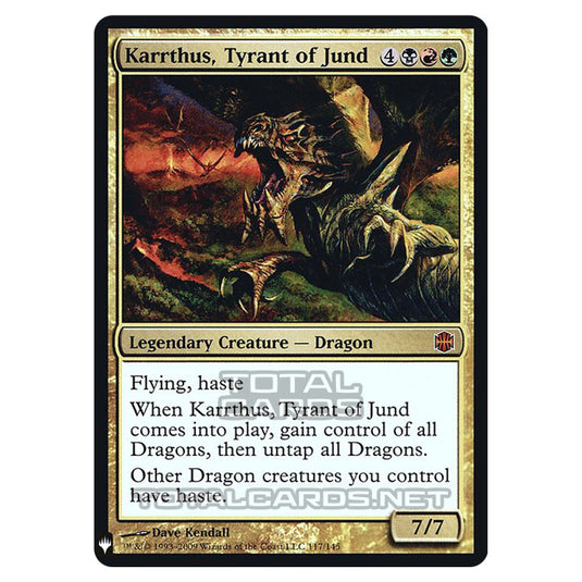 Magic The Gathering - Mystery - Karrthus, Tyrant of Jund - 87/121 (Foil)