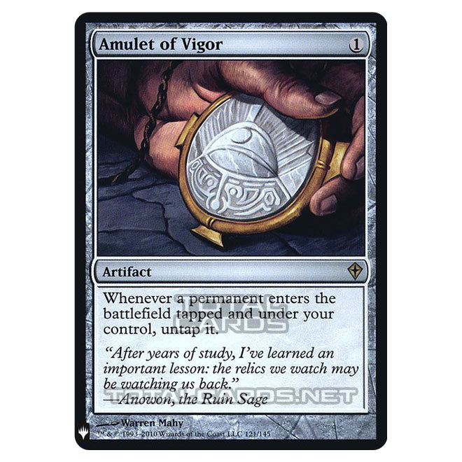 Magic The Gathering - Mystery - Amulet of Vigor - 98/121 (Foil) Magic The Gathering - Mystery - Amulet of Vigor - 98/121 (Foil)