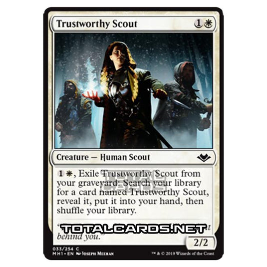 Magic The Gathering - Modern Horizons - Trustworthy Scout - 33/255