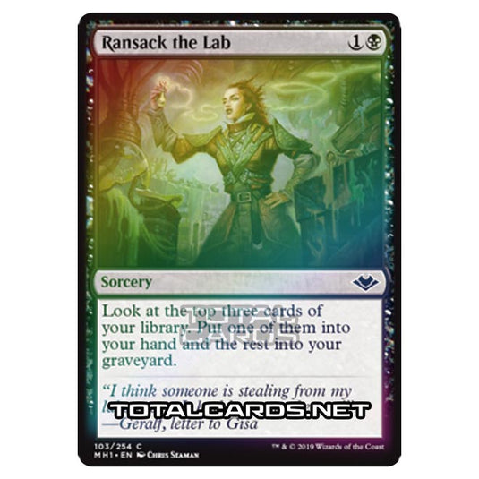 Magic The Gathering - Modern Horizons - Ransack the Lab - 103/255 (Foil)
