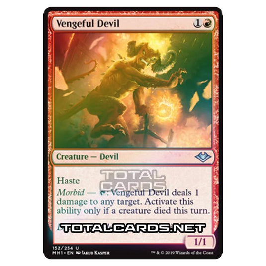 Magic The Gathering - Modern Horizons - Vengeful Devil - 152/255 (Foil)