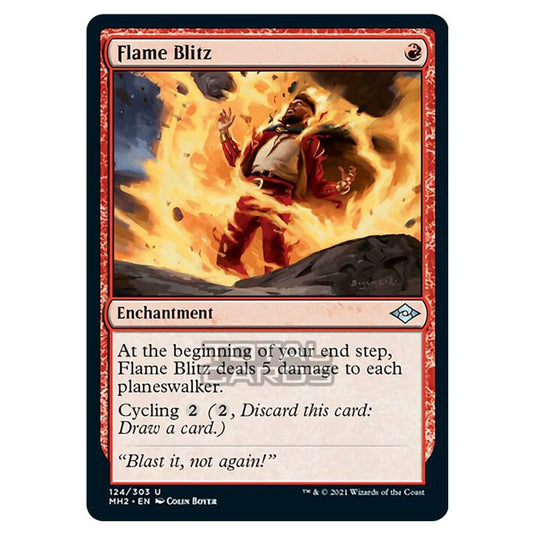 Magic The Gathering - Modern Horizons 2 - Flame Blitz - 124/303