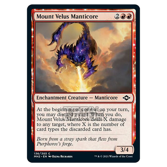 Magic The Gathering - Modern Horizons 2 - Mount Velus Manticore - 136/303