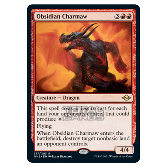 Magic The Gathering - Modern Horizons 2 - Obsidian Charmaw - 137/303