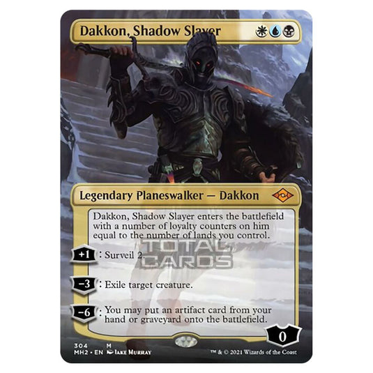 Magic The Gathering - Modern Horizons 2 - Dakkon, Shadow Slayer - 304/303