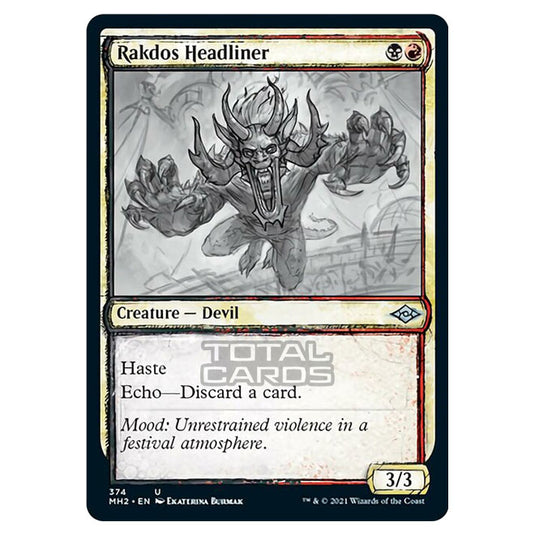 Magic The Gathering - Modern Horizons 2 - Rakdos Headliner - 374/303