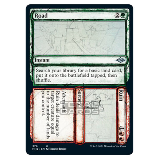 Magic The Gathering - Modern Horizons 2 - Road // Ruin - 376/303