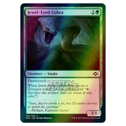 Magic The Gathering - Modern Horizons 2 - Jewel-Eyed Cobra - 168/303 (Foil)
