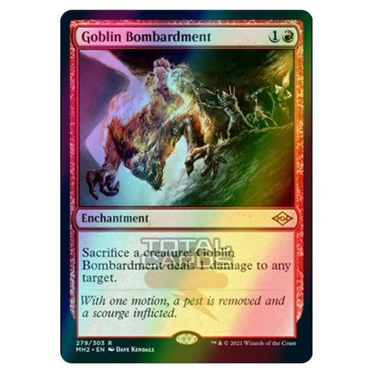 Magic The Gathering - Modern Horizons 2 - Goblin Bombardment - 279/303 (Etched Foil)