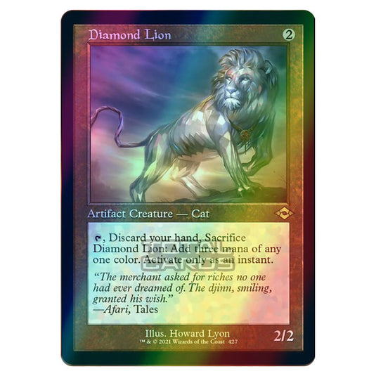 Magic The Gathering - Modern Horizons 2 - Diamond Lion - 427/303 (Etched Foil)