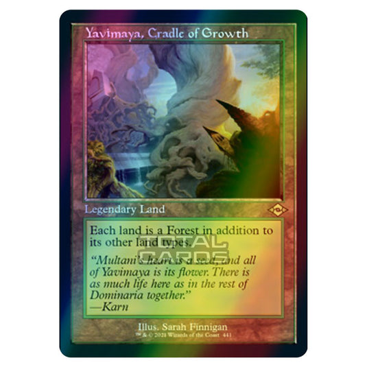 Magic The Gathering - Modern Horizons 2 - Yavimaya, Cradle of Growth - 441/303 (Etched Foil)