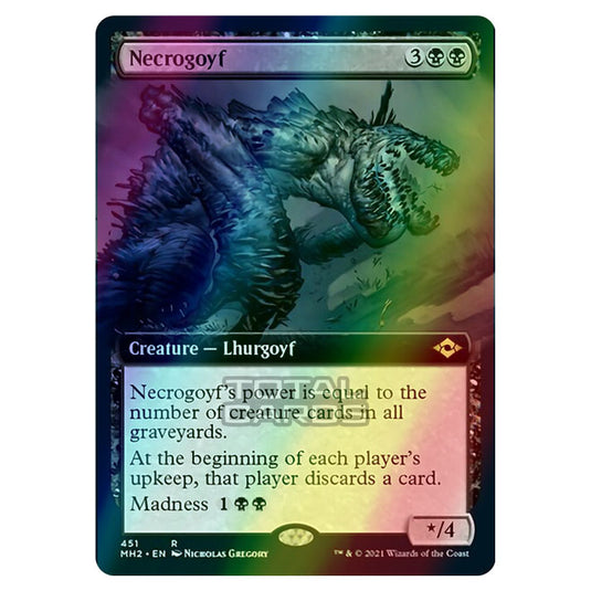 Magic The Gathering - Modern Horizons 2 - Necrogoyf - 451/303 (Foil)