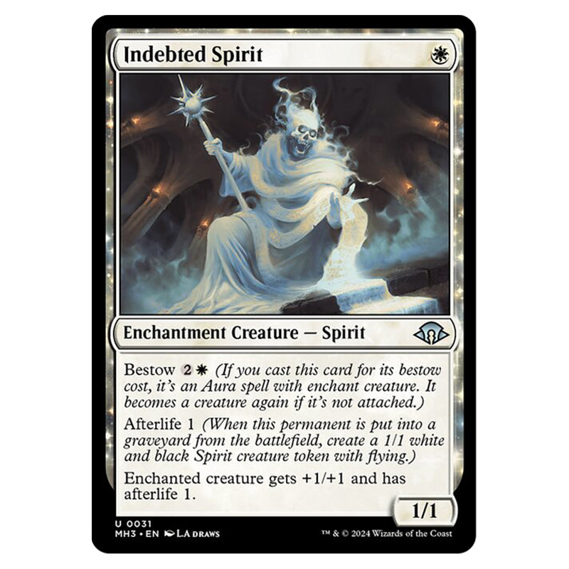 Magic The Gathering - Modern Horizons 3 - Indebted Spirit - 0031 Magic The Gathering - Modern Horizons 3 - Indebted Spirit - 0031