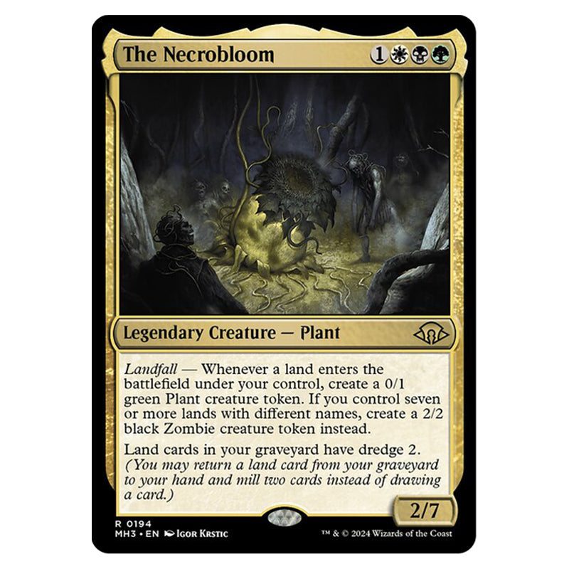 mtg power equal to cards in graveyard Magic The Gathering - Modern Horizons 3 - The Necrobloom