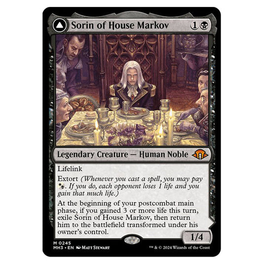 Magic The Gathering - Modern Horizons 3 - Sorin of House Markov // Sorin, Ravenous Neonate - 0245