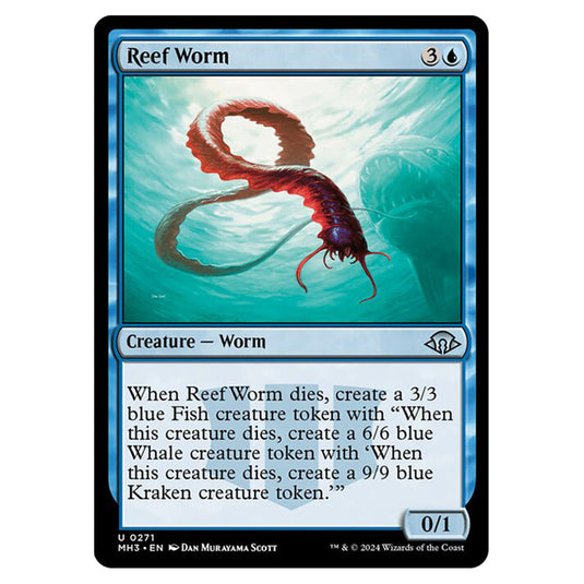 Magic The Gathering - Modern Horizons 3 - Reef Worm - 0271