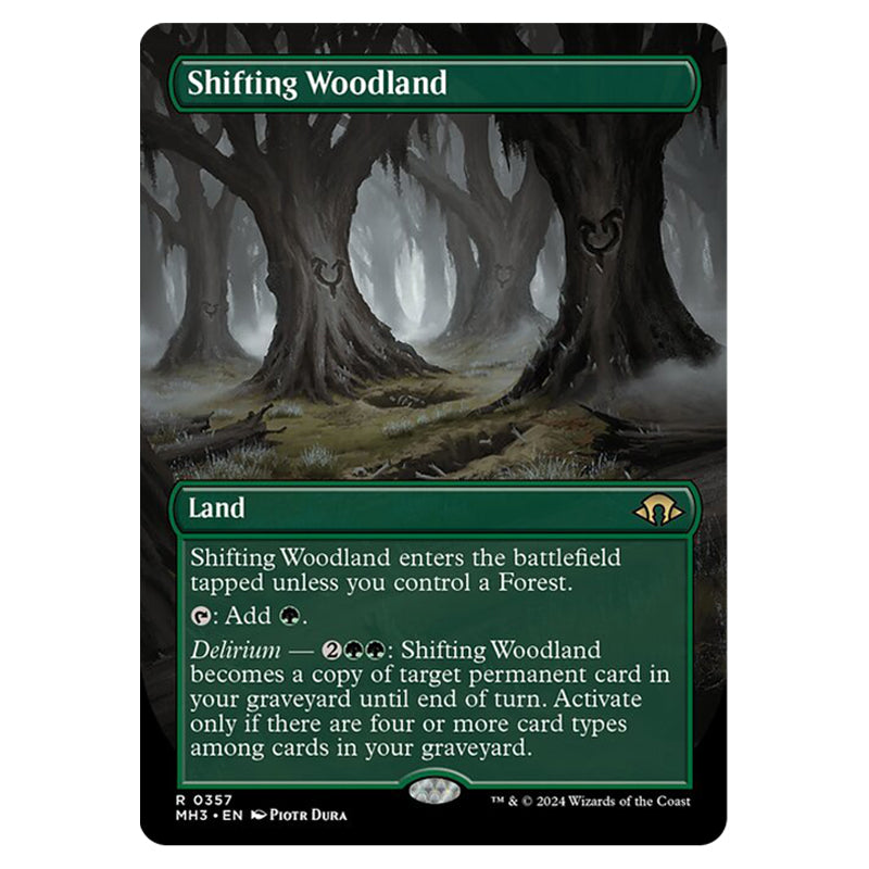 permanent card types mtg Magic The Gathering - Modern Horizons 3 - Shifting Woodland