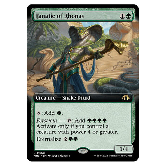 Magic The Gathering - Modern Horizons 3 - Fanatic of Rhonas (Extended Art) - 0458