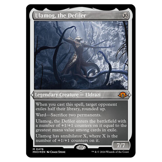 Magic The Gathering - Modern Horizons 3 - Ulamog, the Defiler (Etched Foil) - 0476
