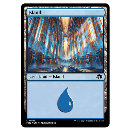Magic The Gathering - Modern Horizons 3 - Island (Ripple Foil) - 0499