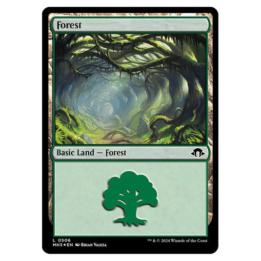 Magic The Gathering - Modern Horizons 3 - Forest (Ripple Foil) - 0506