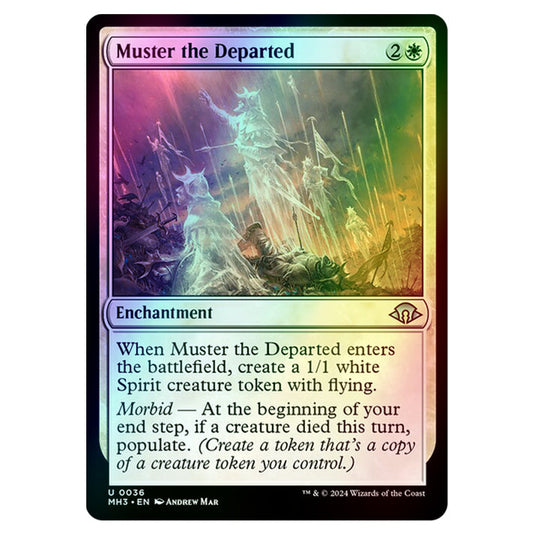 Magic The Gathering - Modern Horizons 3 - Muster the Departed - 0036 (Foil)
