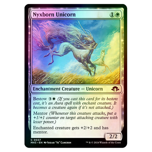 Magic The Gathering - Modern Horizons 3 - Nyxborn Unicorn - 0037 (Foil)
