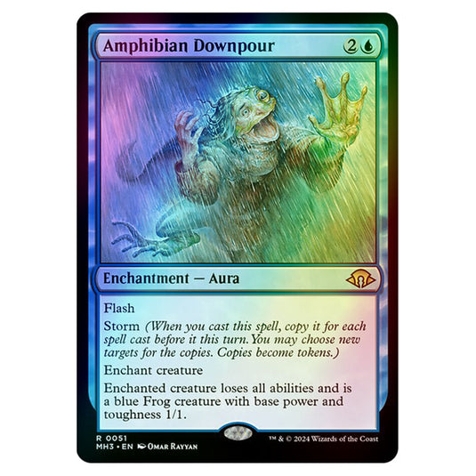 Magic The Gathering - Modern Horizons 3 - Amphibian Downpour - 0051 (Foil)