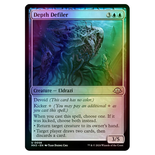 Magic The Gathering - Modern Horizons 3 - Depth Defiler - 0058 (Foil)