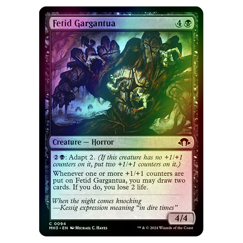 Magic The Gathering - Modern Horizons 3 - Fetid Gargantua - 0094 (Foil Magic The Gathering - Modern Horizons 3 - Fetid Gargantua - 0094 (Foil