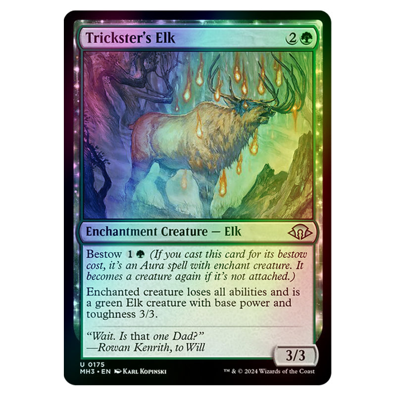 Magic The Gathering - Modern Horizons 3 - Trickster's Elk - 0175 (Foil Magic The Gathering - Modern Horizons 3 - Trickster's Elk - 0175 (Foil