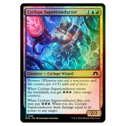 Magic The Gathering - Modern Horizons 3 - Cyclops Superconductor - 0182 (Foil)